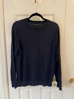Banana Republic Dark Navy Crewneck Sweater